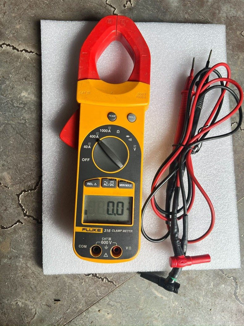 Used Fluke 316 True-RMS Clamp Meter AC/DC Multimeter