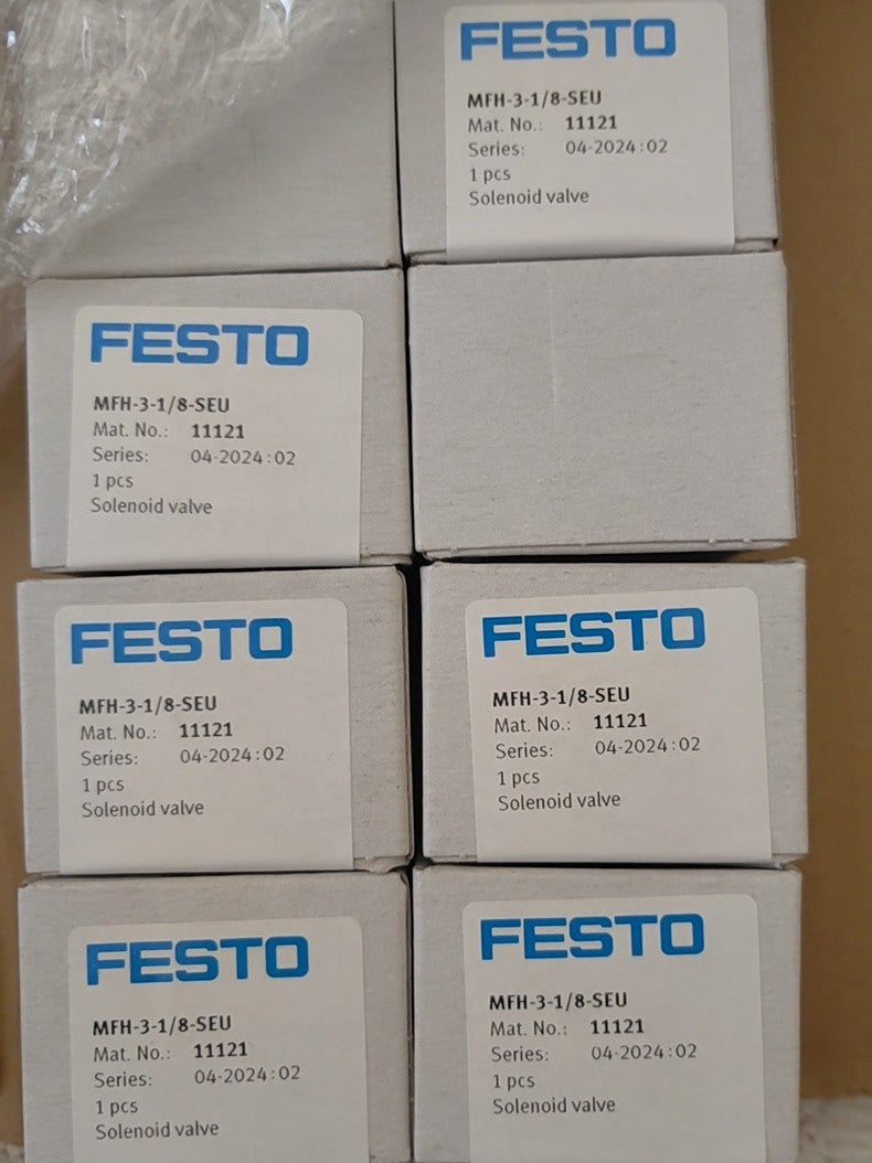 New Festo MFH-3-1/8-SEU Pneumatic Solenoid Valve