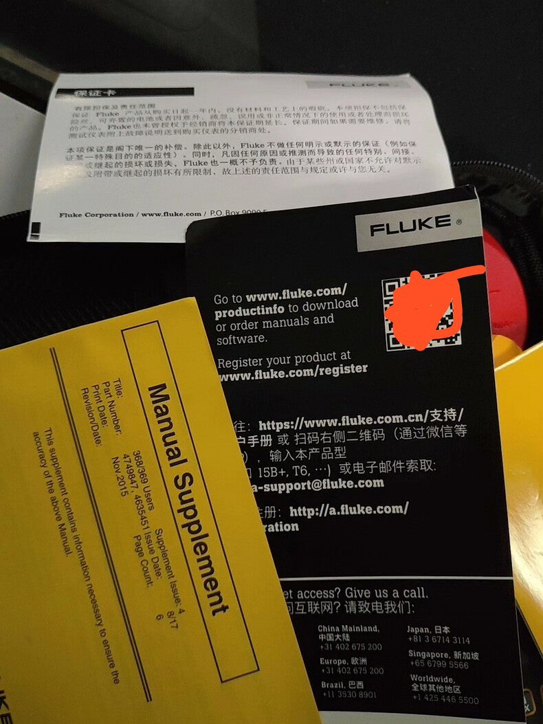 New Fluke 368 AC Leakage Current Clamp Meter