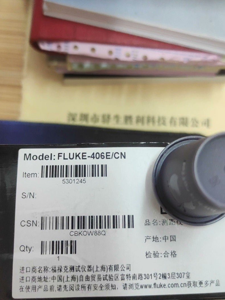 New Fluke 406E 60M Laser Distance Meter with Angle Sensor