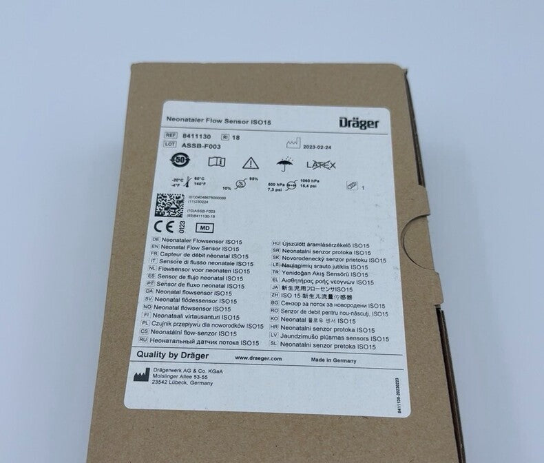 New Drager 8411130 Flow Sensor