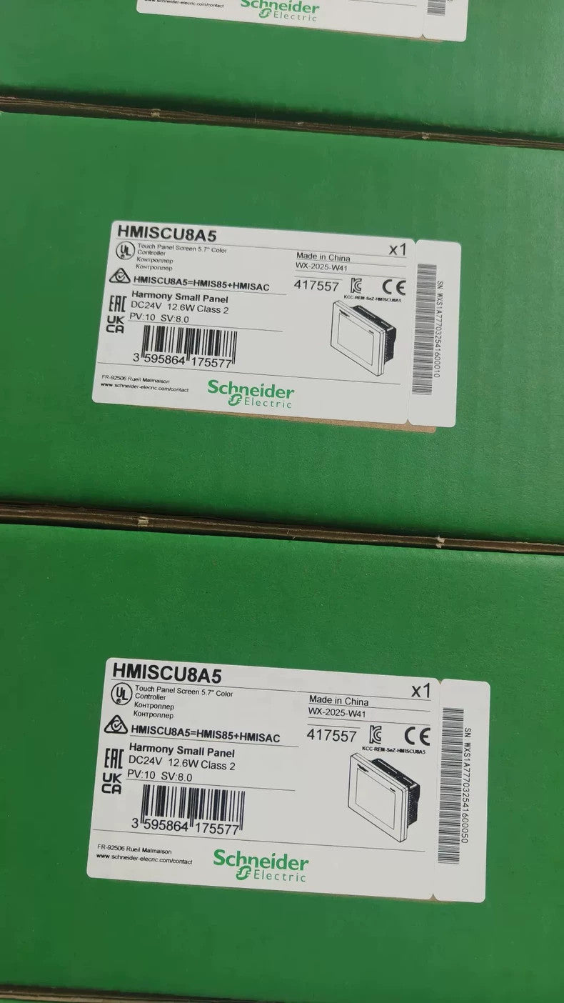 New Schneider HMISCU8A5 5.7" Touch Screen HMI