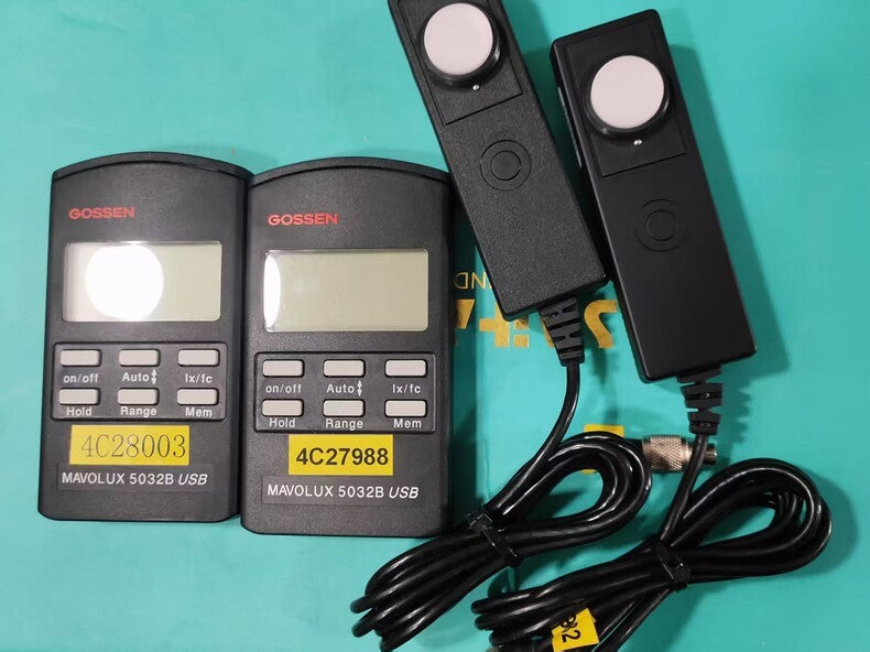 Used GOSSEN MAVOLUX 5032B USB Digital Lux Light Meter