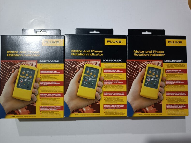 New Fluke 9062 Motor Phase Rotation Indicator