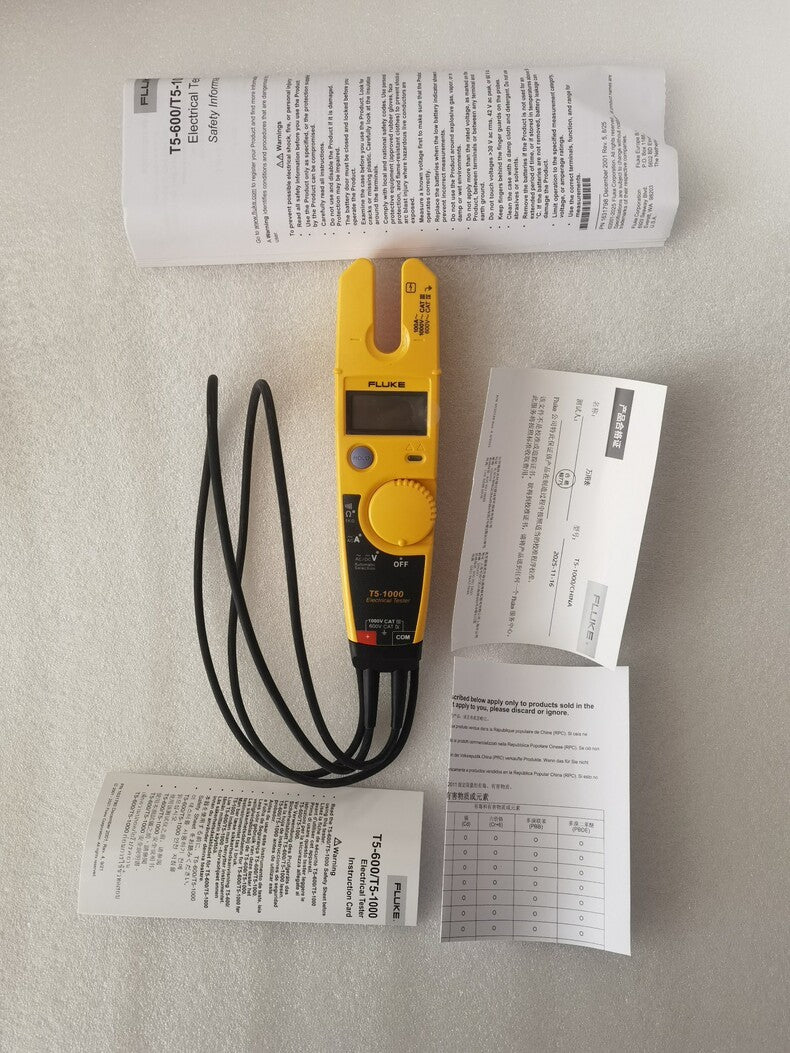 New Fluke T5-1000 AC DC Voltage Current Continuity Tester