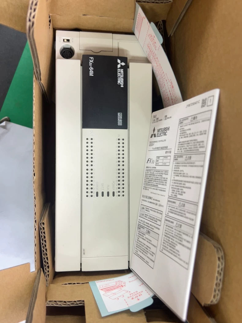 Used Mitsubishi FX3U-64MT/ES-A 64-Point PLC Module