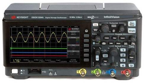 Keysight DSOX1204A 70/100/200 MHz 4-Channel Oscilloscope (Used)