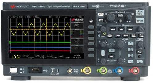 Keysight DSOX1204G 70/100/200 MHz 4-Channel Oscilloscope (Used)