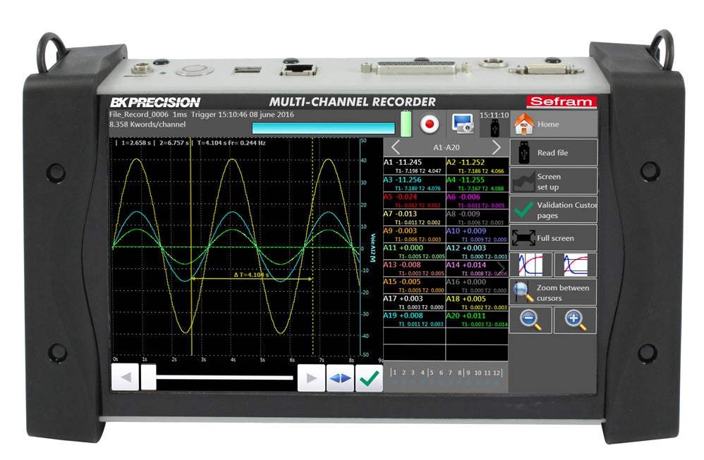B&K Precision DAS220-BAT 10-Channel Meter (Pre-Owned)