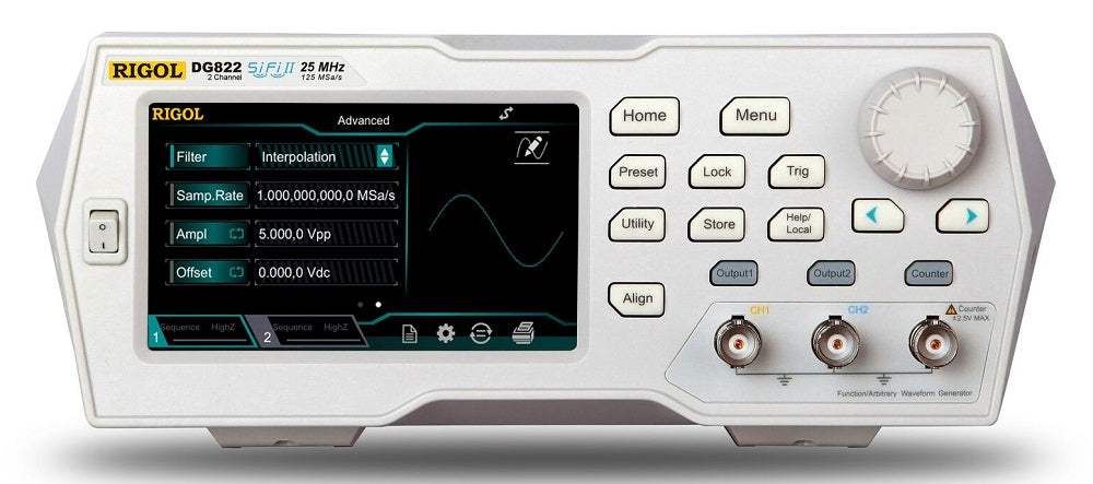 Rigol DG822 Function Generator (New)
