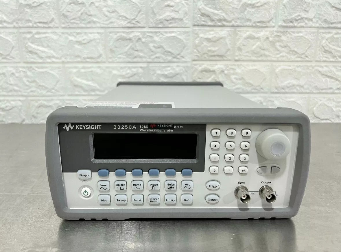 Used Agilent 33250A 80MHz Function Arbitrary Waveform Generator