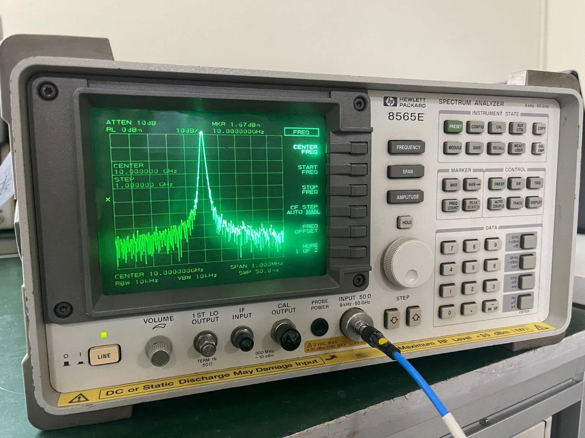HP Agilent 8565E 9kHz-2.9GHz RF Spectrum Analyzer