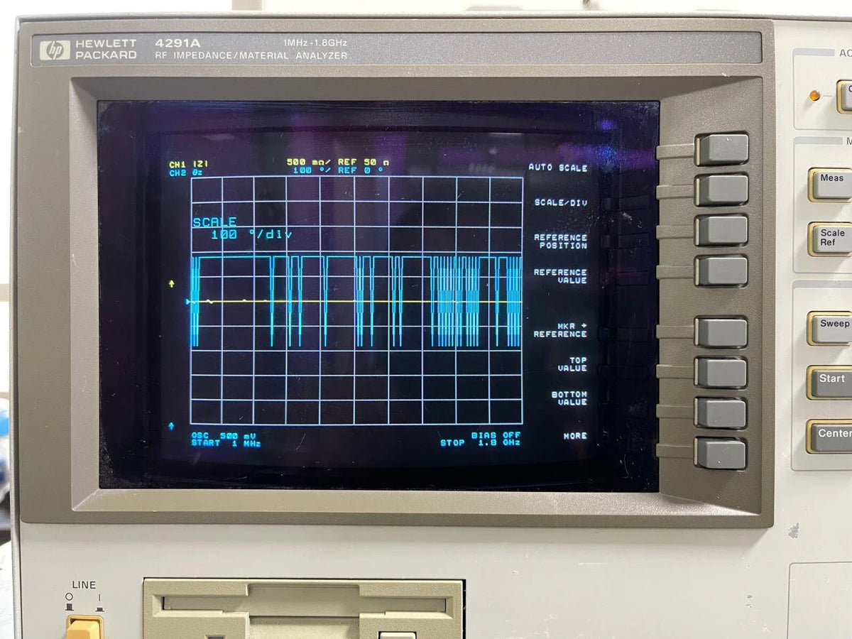 HP Agilent 4291A 1MHz-1.8GHz RF Impedance Analyzer