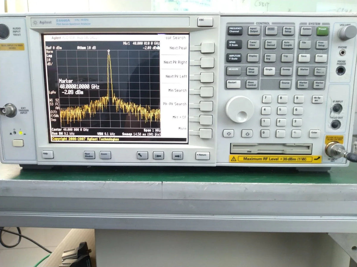 Agilent E4446A 3GHz Portable Spectrum Analyzer