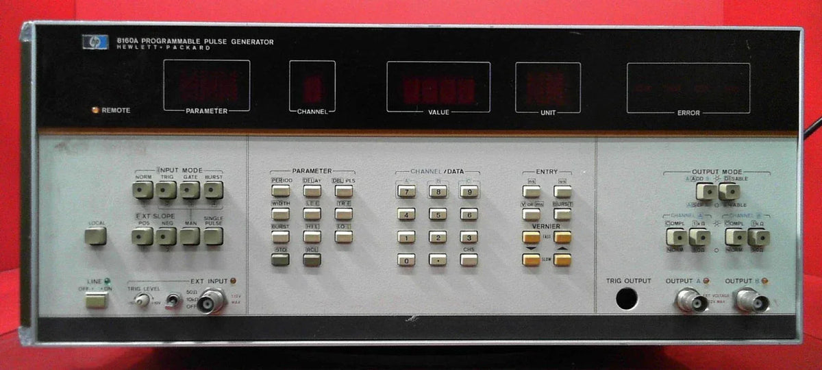 Agilent 8160A 50MHz Pulse Generator
