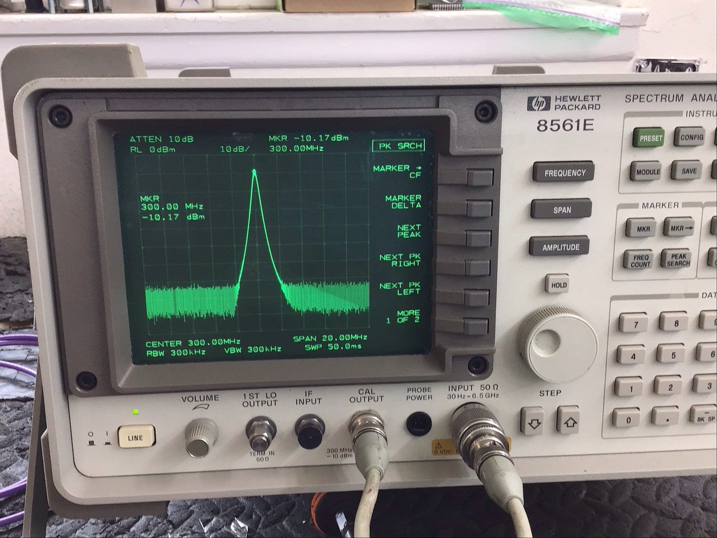 HP Agilent 8561E Spectrum Analyzer 20Hz-6.5GHz