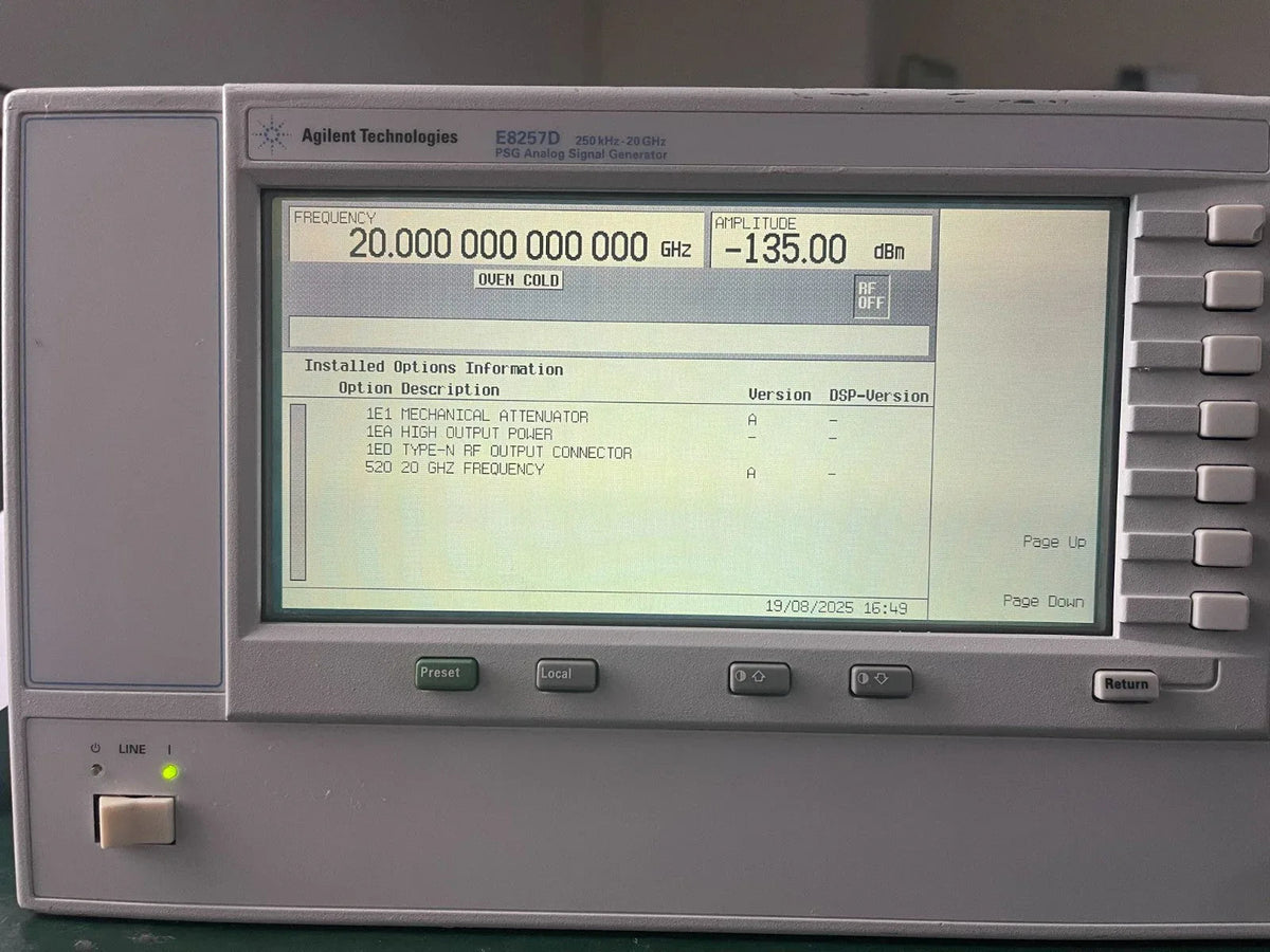 Agilent E8257D PSG Signal Generator 250kHz-20GHz