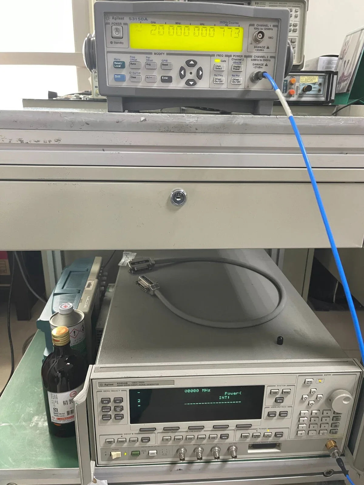 Agilent 53150A 10Hz-20GHz Microwave Freq Counter