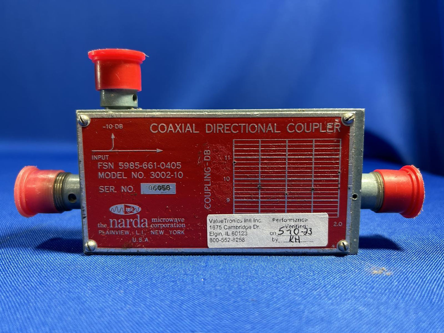 Narda 3002-10 Directional Coupler