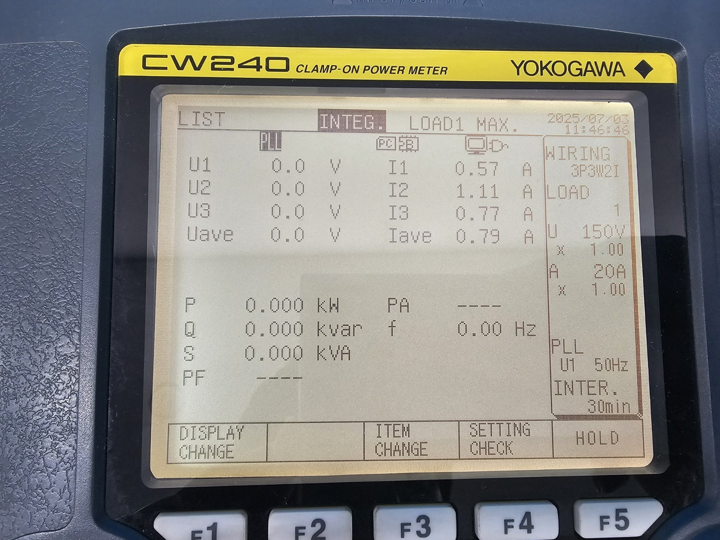 Yokogawa CW240 Style S2 Clamp On Power Meter