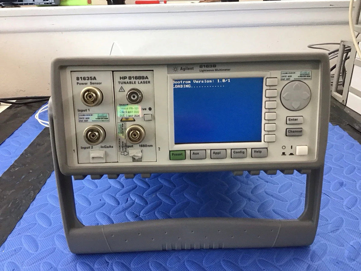 HP Agilent 8163B Optical Source 1550nm Tunable Laser