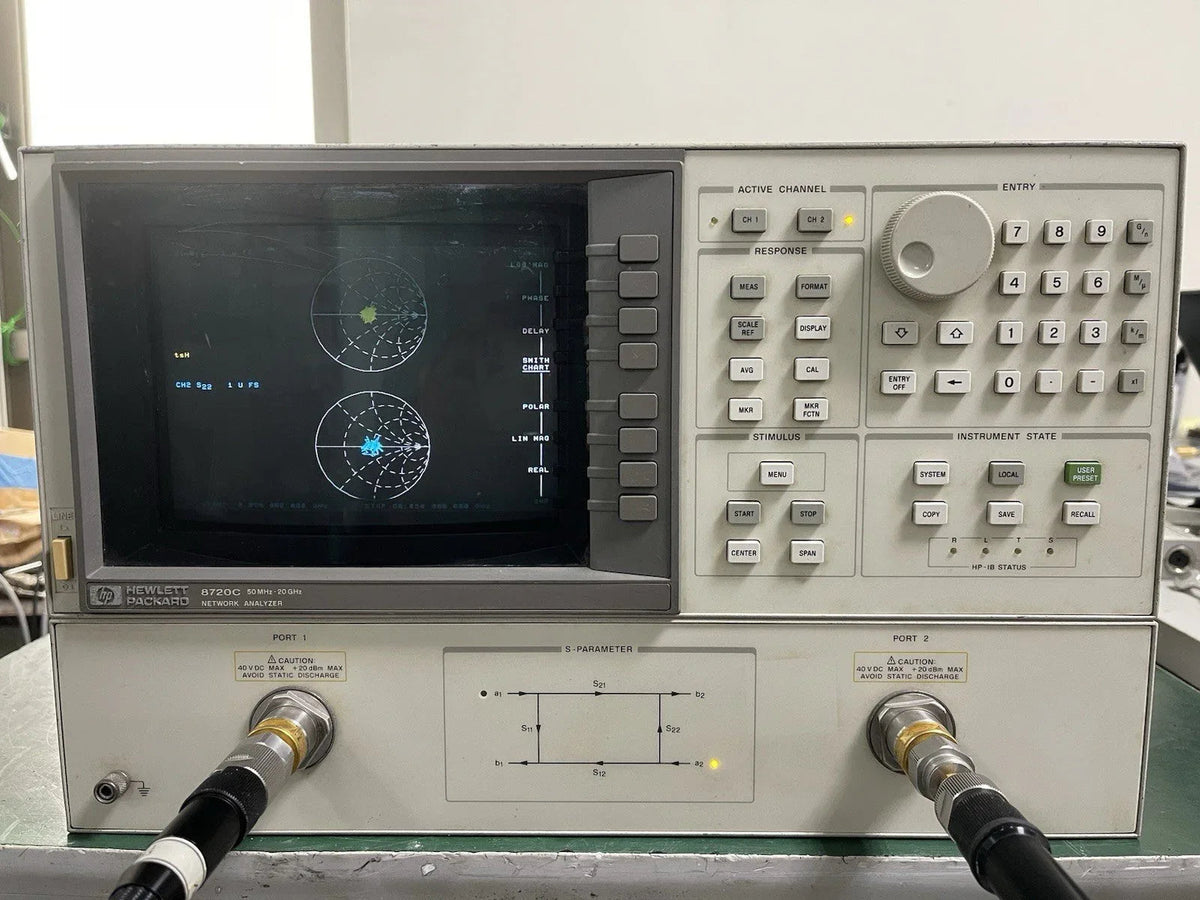 HP Agilent 8720C 50MHz-20GHz Network Analyzer