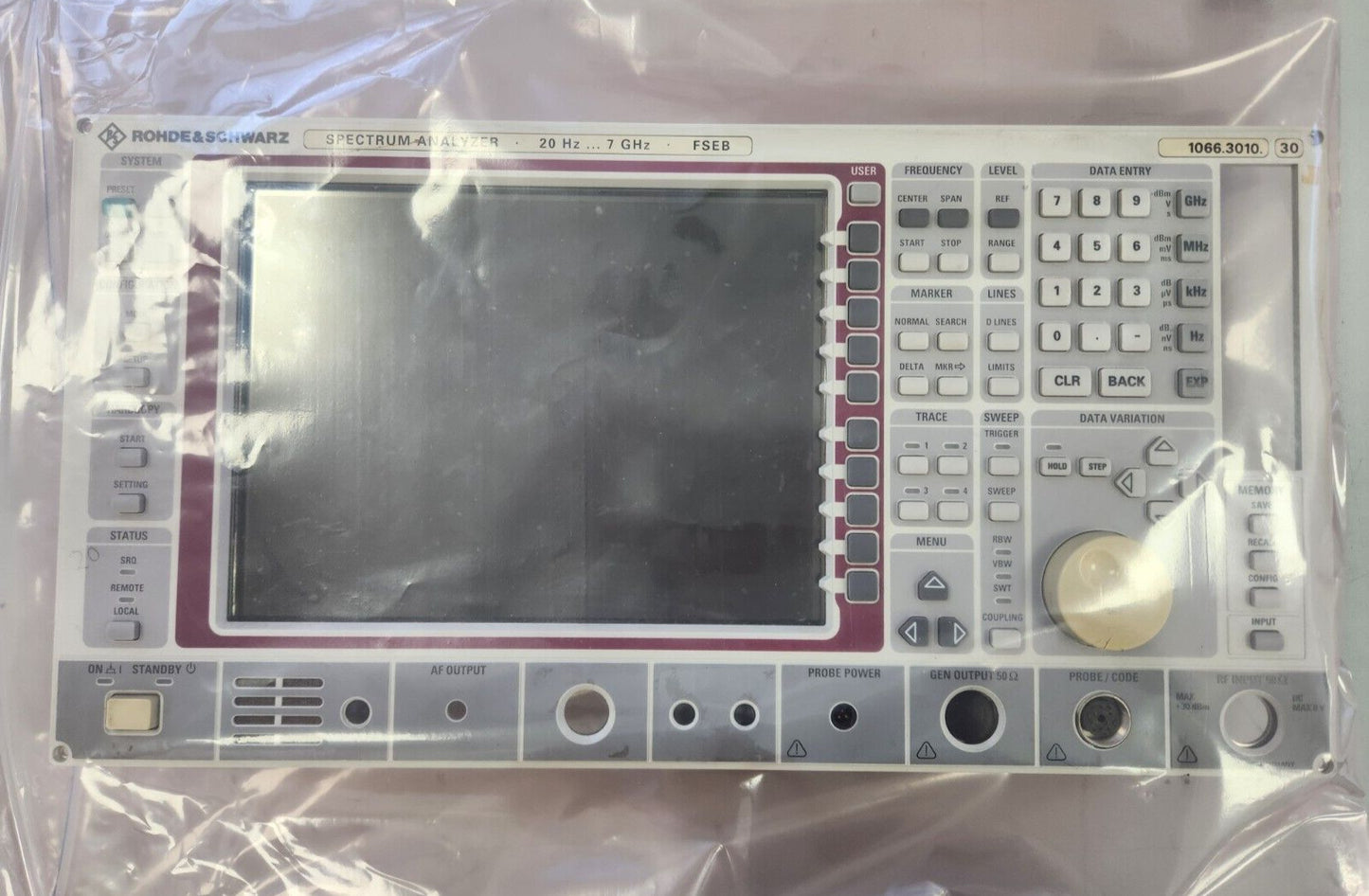 Rohde FSEB Front Panel LCD 1066.3010.30