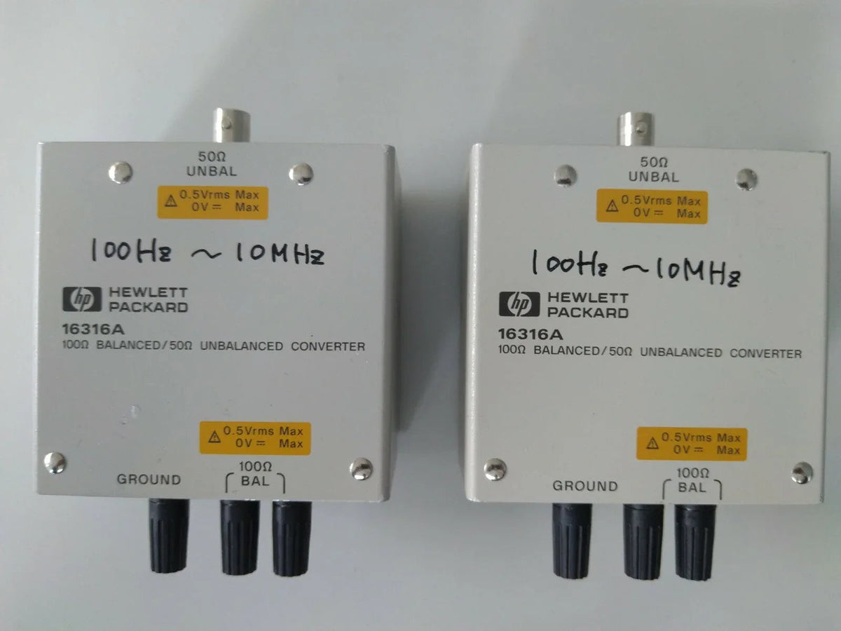 HP Agilent 16316A 100Ω-50Ω RF Impedance Converter
