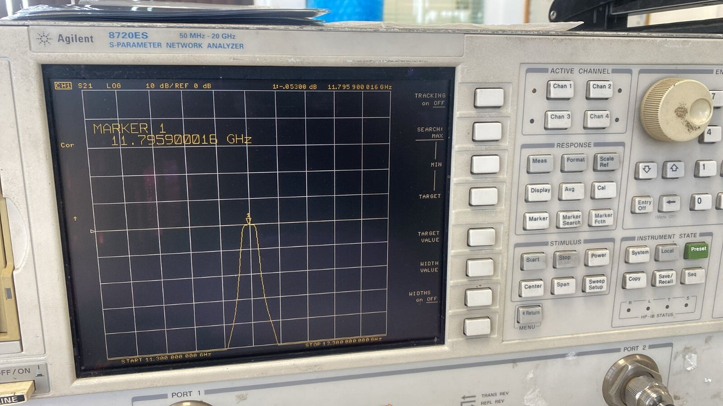K&L Band Pass Filter 11.7 GHz 40 MHz Bandwidth