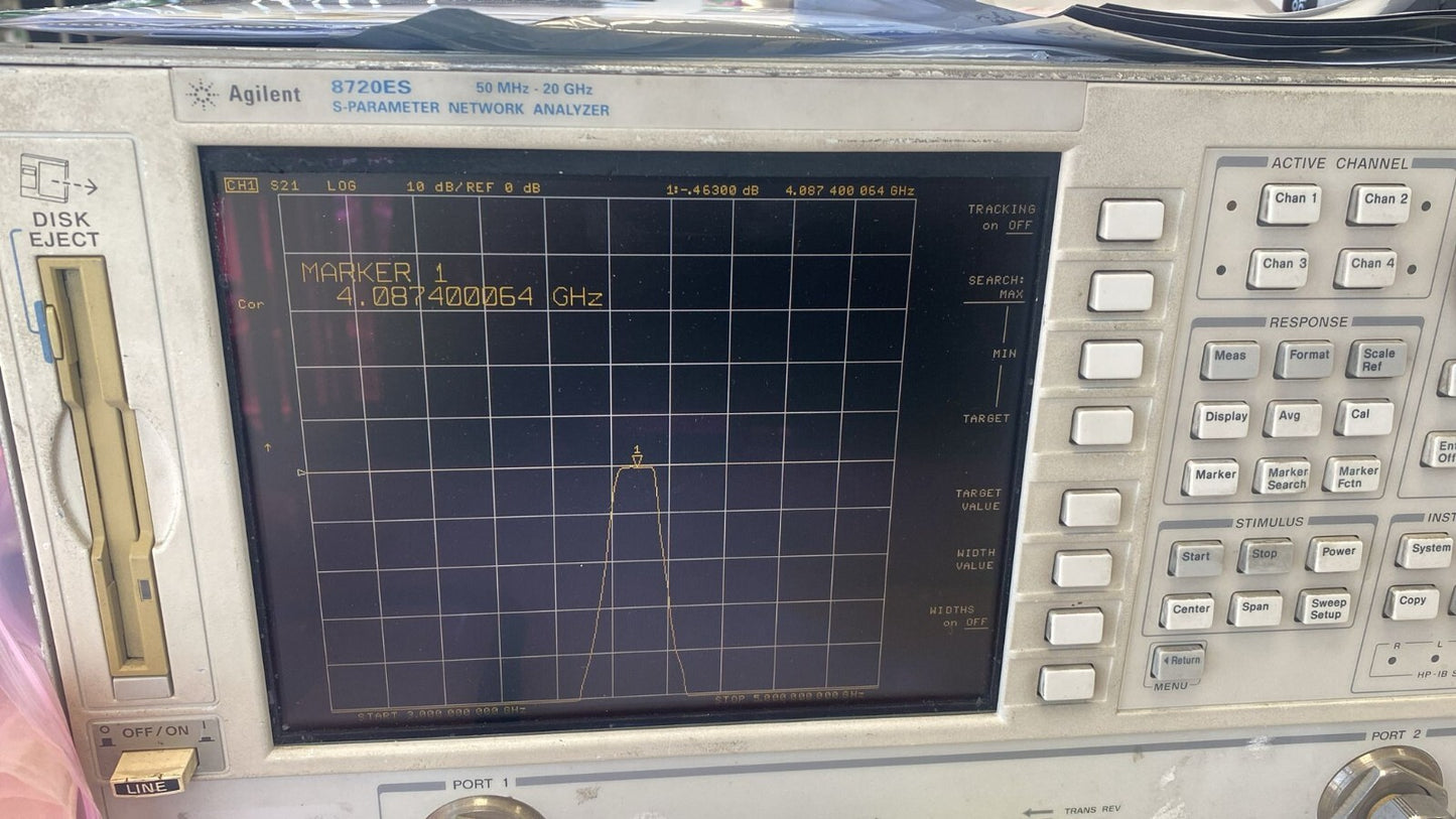 Bandpass Filter 4 GHz 120 MHz 0.4 dB Loss