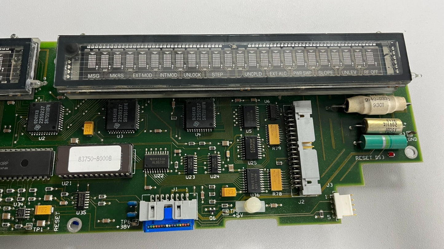 Agilent 83750-60011 VFD Display 83751A 83752A