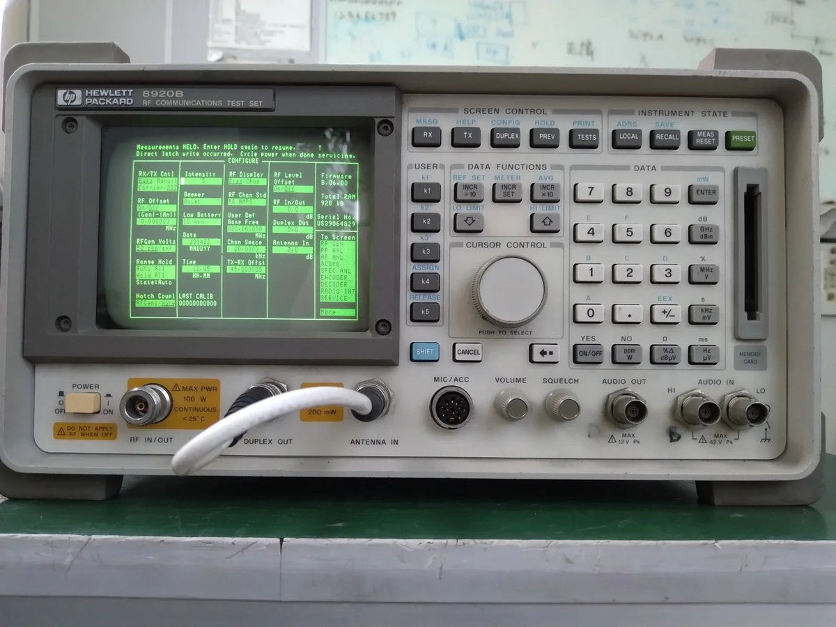 HP Agilent 8920B RF Communications Test Set