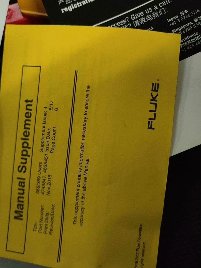New Fluke 368 AC Leakage Current Clamp Meter