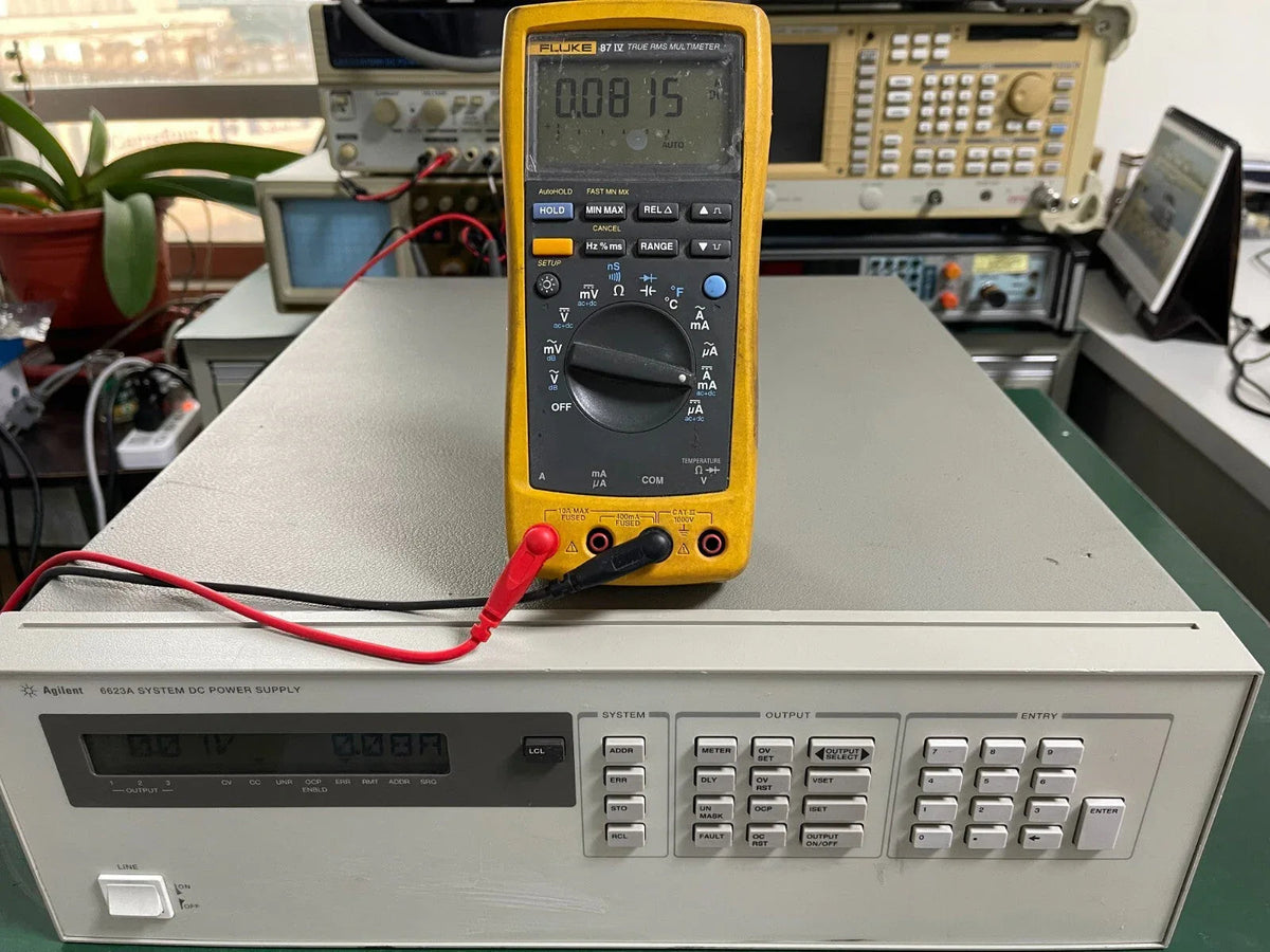 Agilent 6623A Triple Output 0-20V/5A DC Power Supply