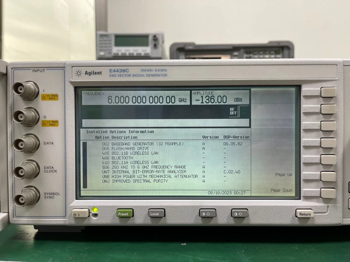 Agilent E4438C 6GHz Vector Signal Generator
