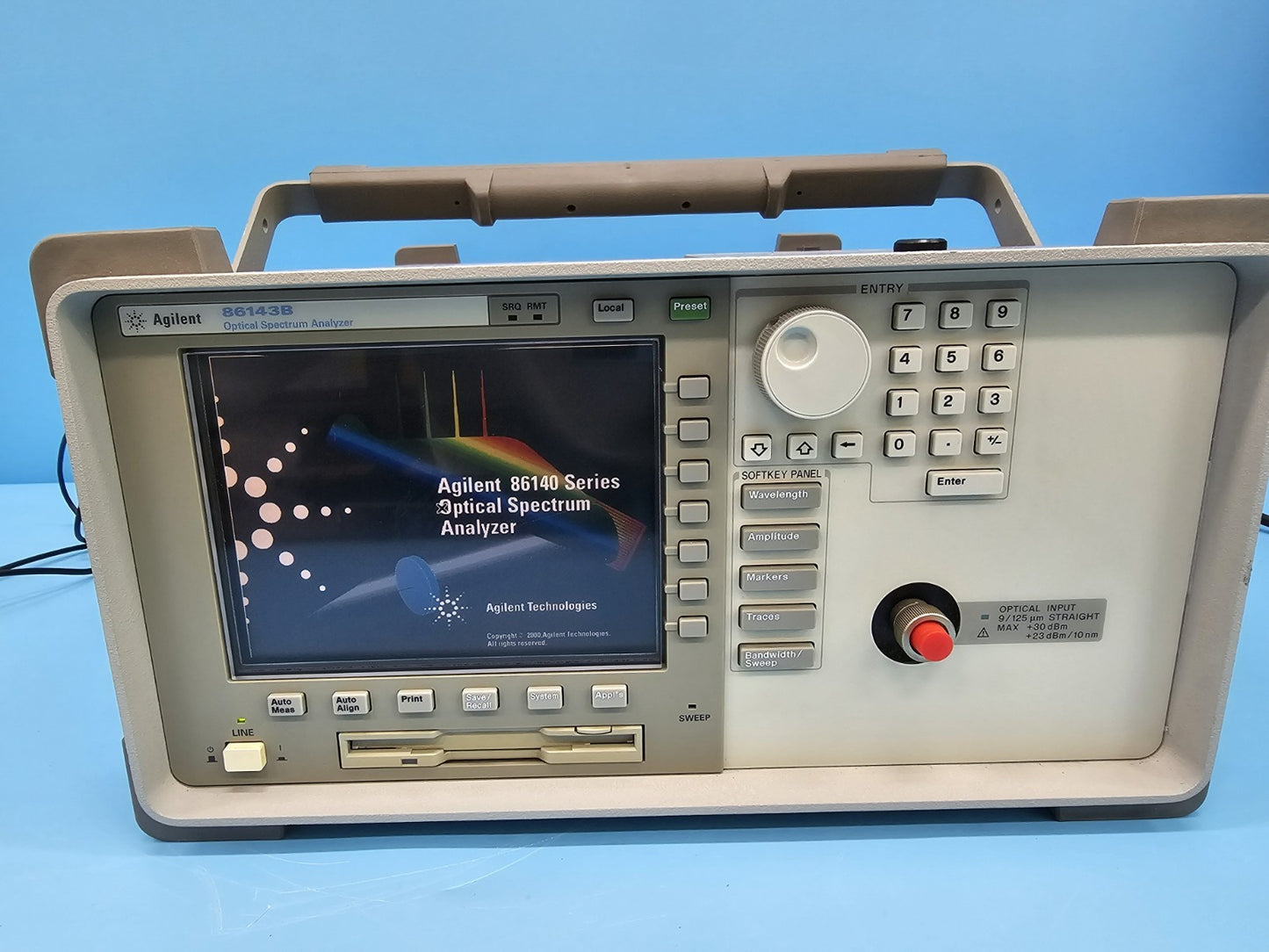 Agilent 86143B Optical Spectrum Analyzer Option 020