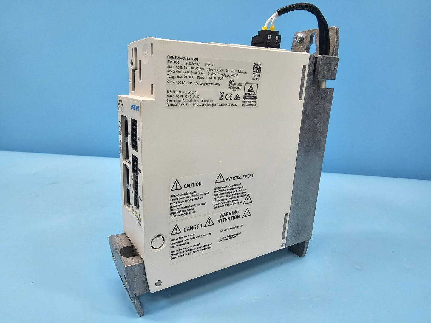 FESTO CMMT-AS-C4-3A-EC-S1 Servo Driver