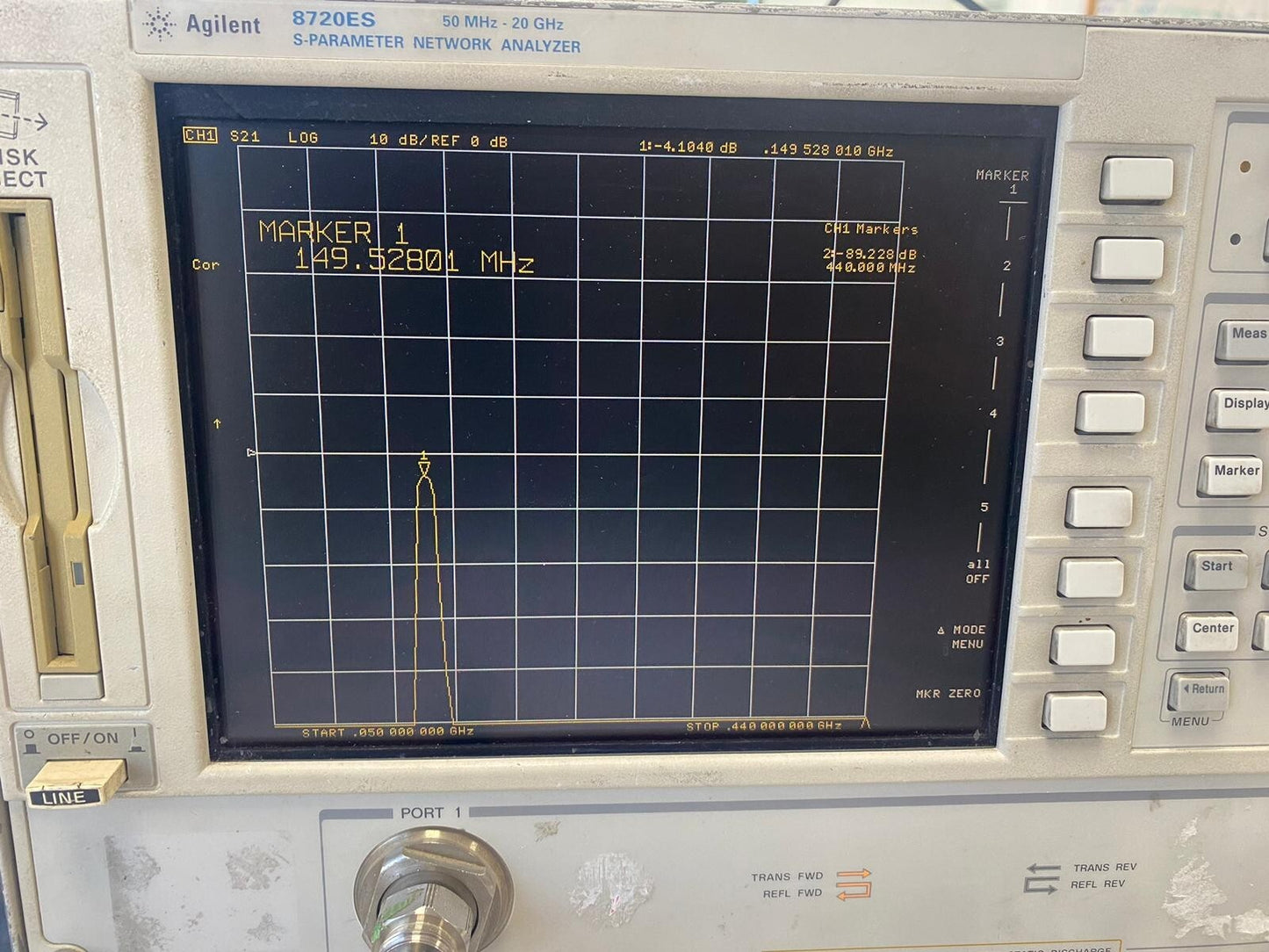 Band Pass Filter 149MHz 8.3MHz EWT-51-0052
