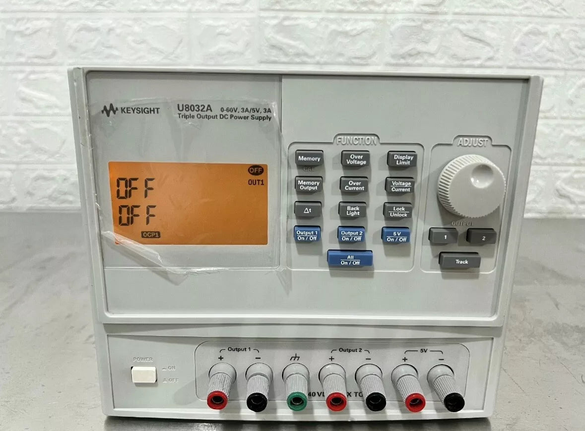Agilent U8032A 0-60V/3A Triple DC Power Supply
