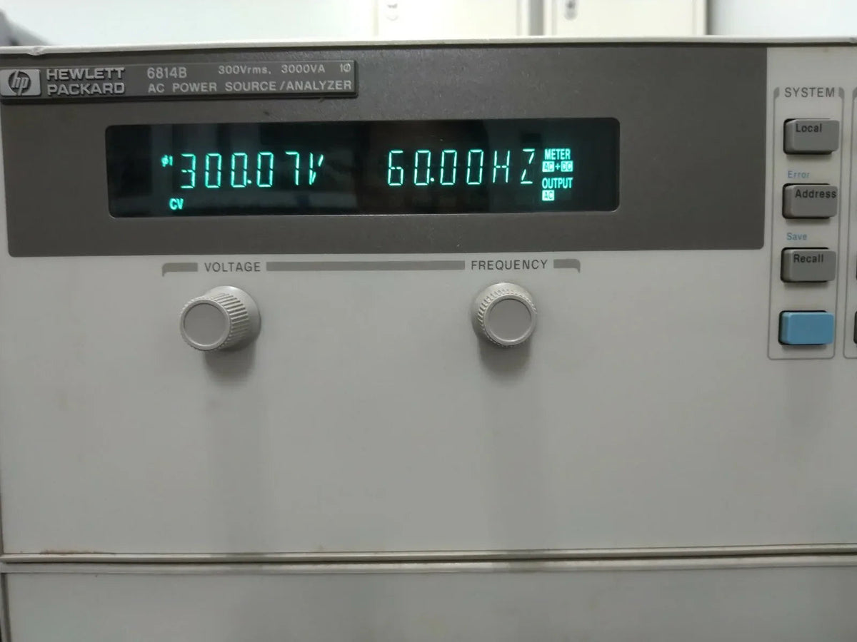 HP Agilent 6814B 3kVA 150/300V AC Power Source