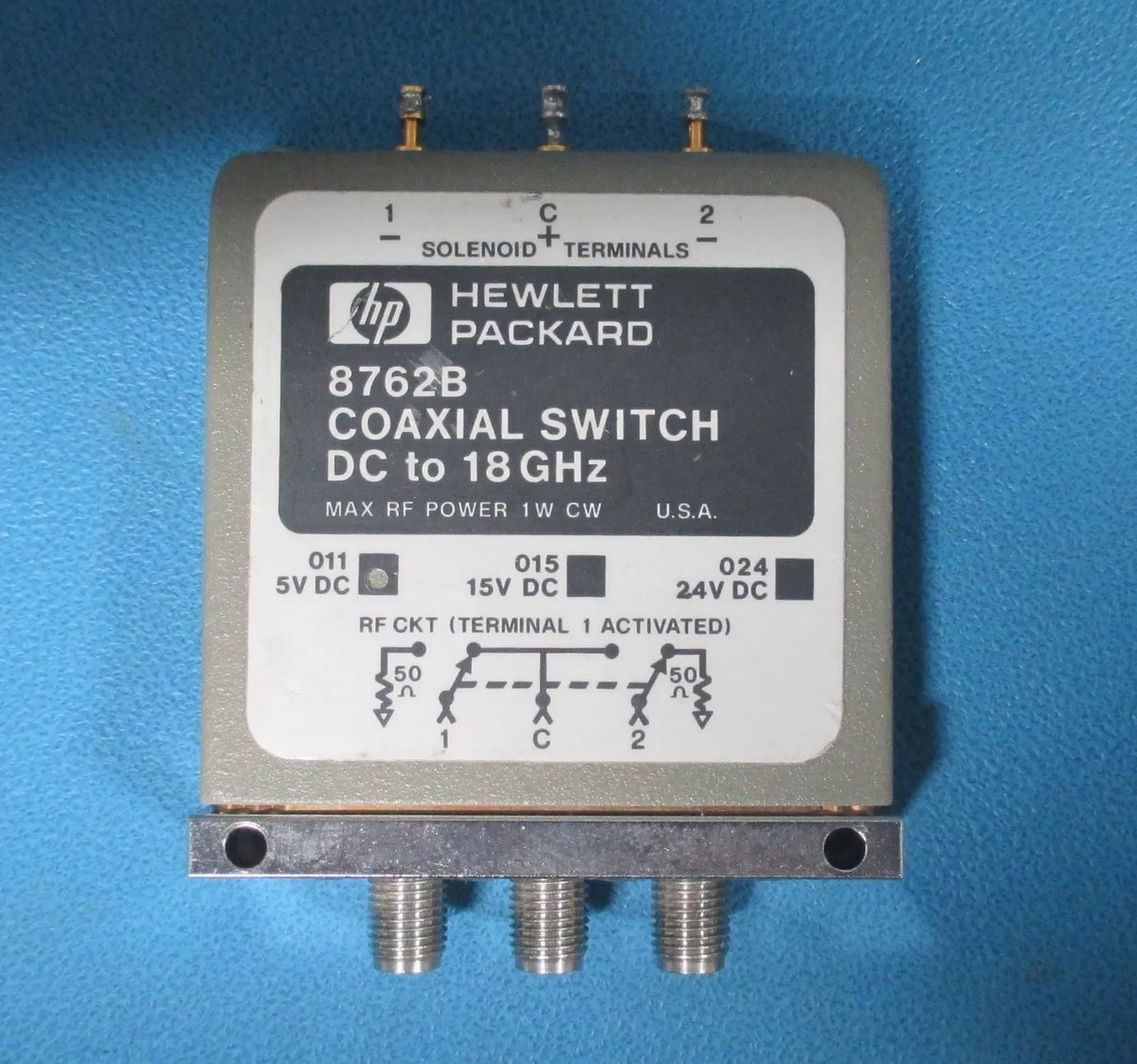 HP 8762B SPDT Switch DC to 18GHz Coaxial