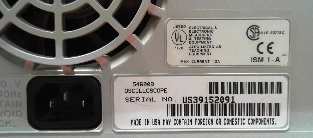 Agilent 54600B 100 MHz 2-Channel Oscilloscope