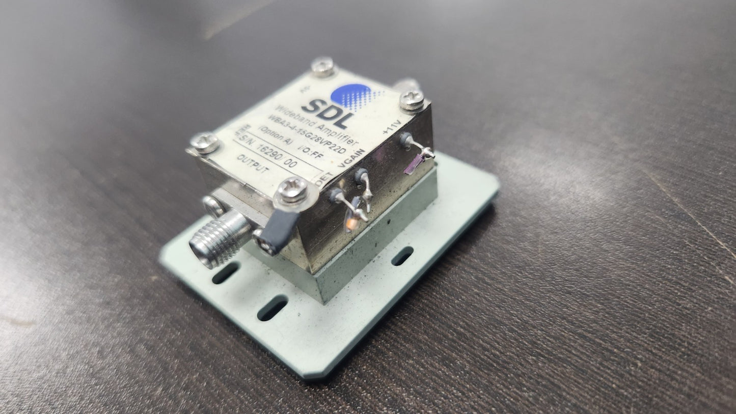 SDL WBA3-4-15G28VP22D Wideband Amplifier 22dB