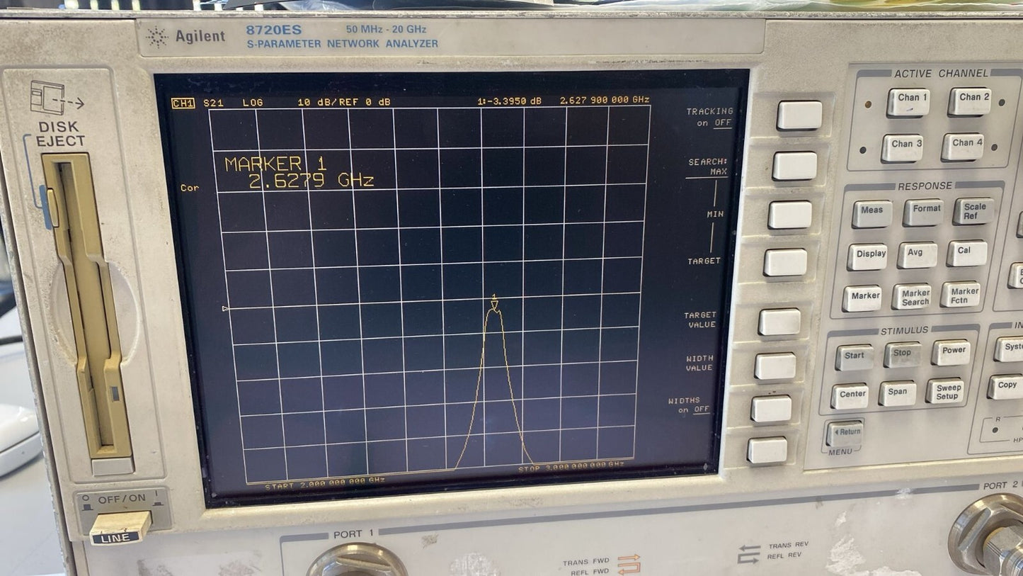 Band Pass Filter 2.6 GHz 30 MHz F-22-300-145