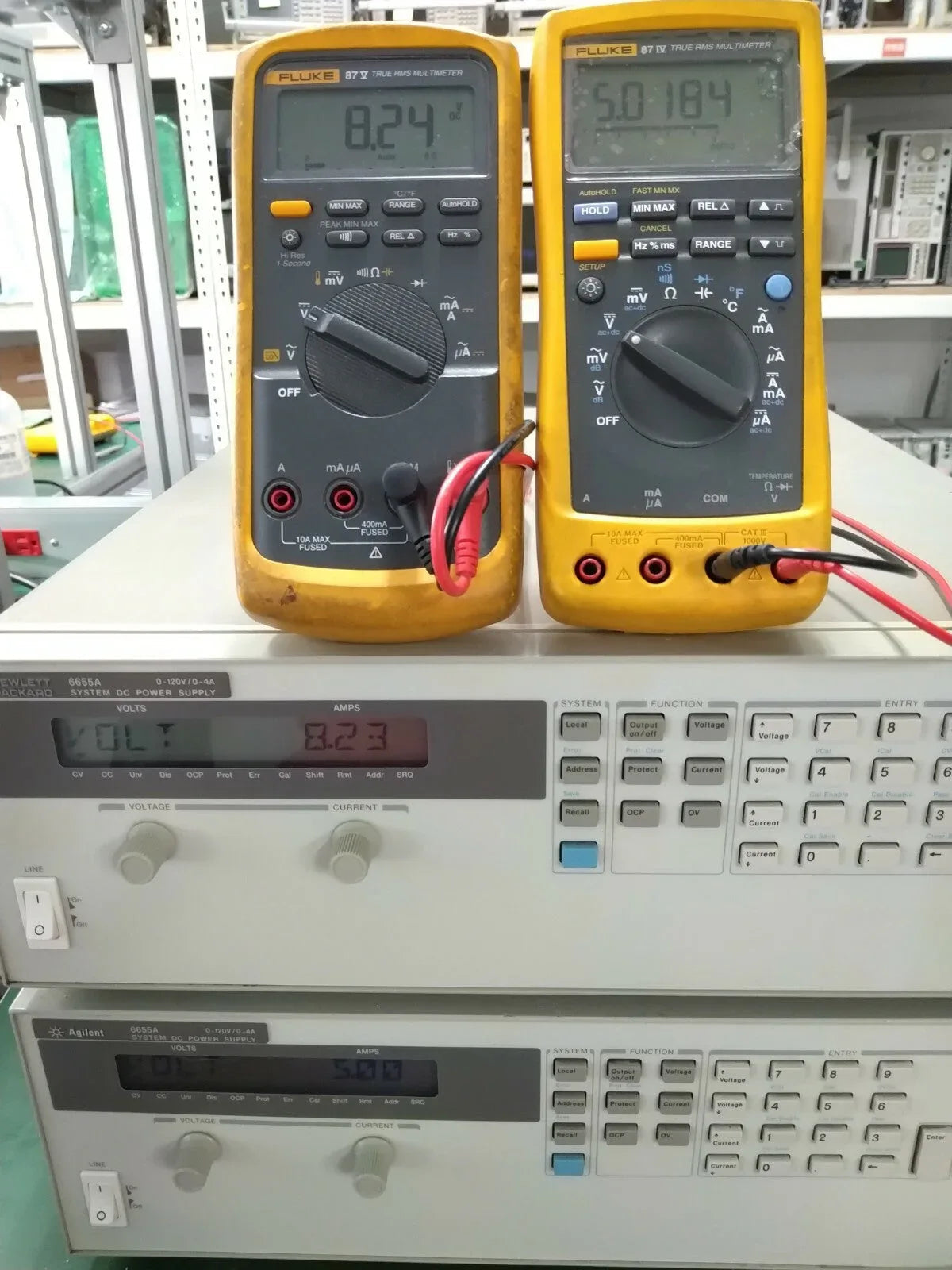 HP Agilent 6655A 120V/4A DC Power Supply
