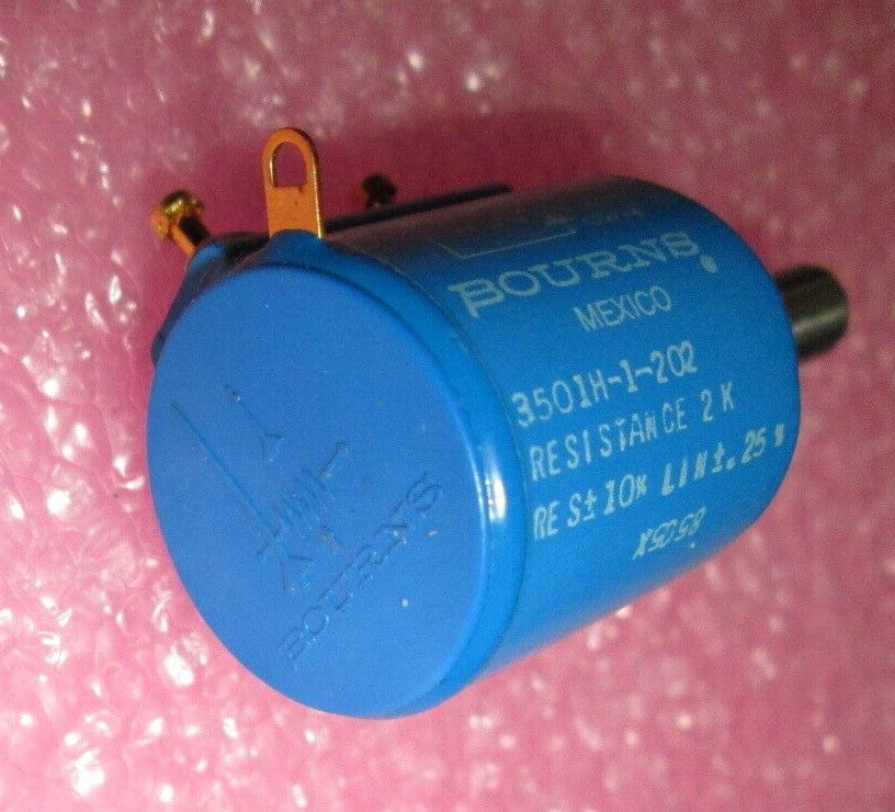Bourns 3501H-1-202 Potentiometer 2kOhm 10-Turn Precision