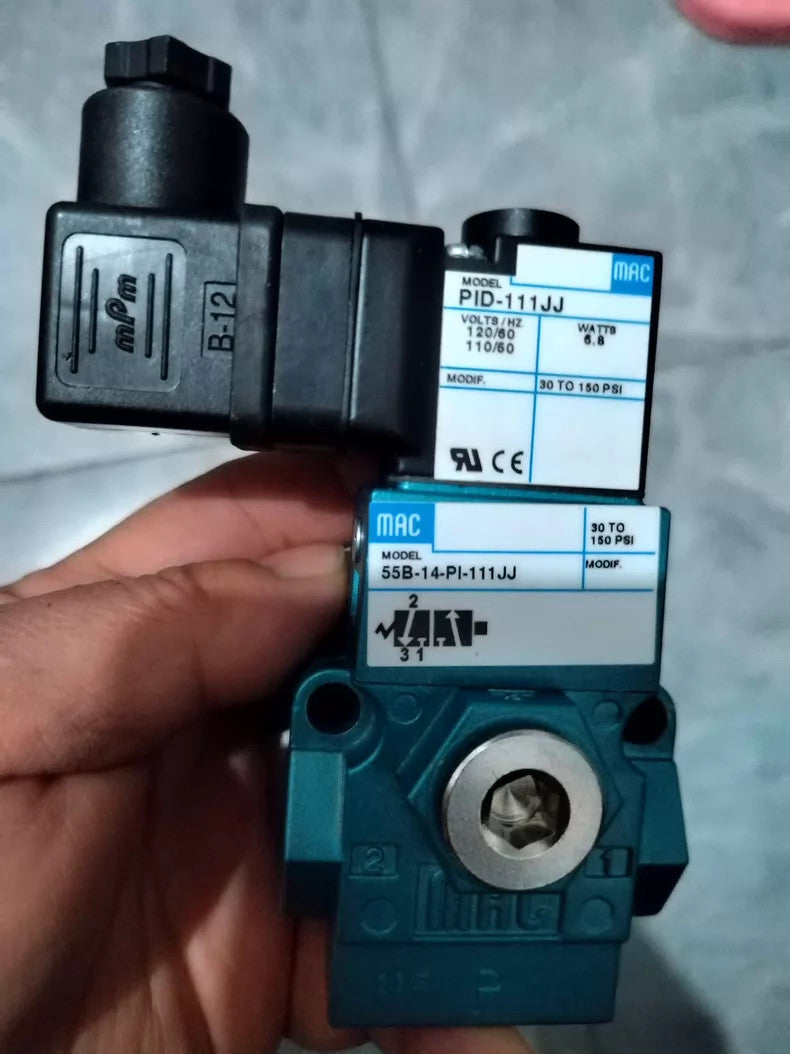 Used MAC 55B-11-PI-121JJ Solenoid Valve