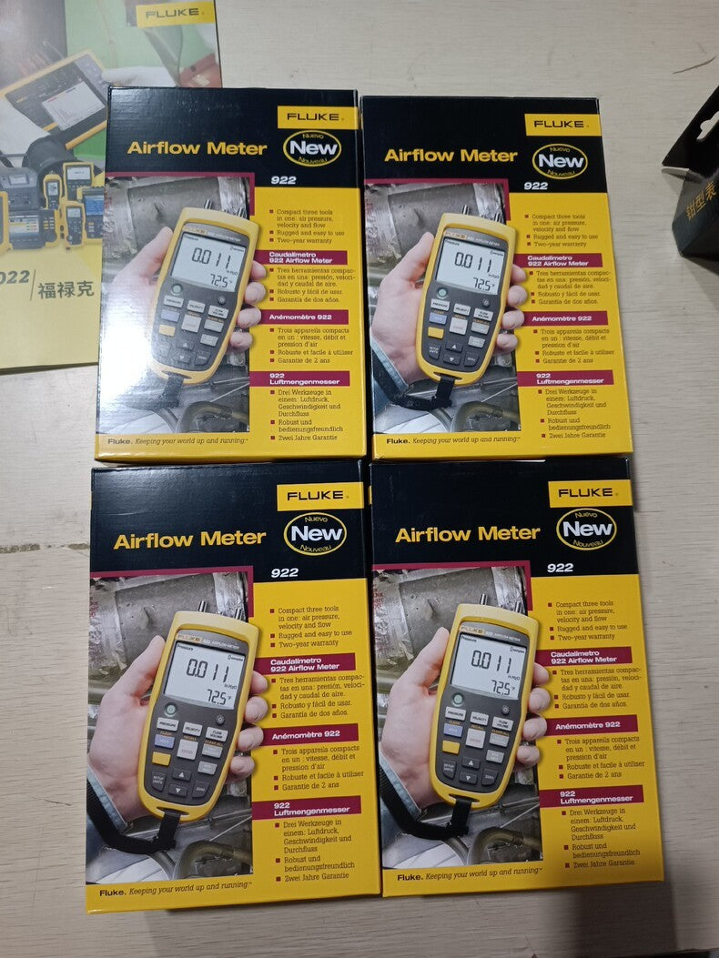 Fluke 922 Airflow Micromanometer 0-16 In WC