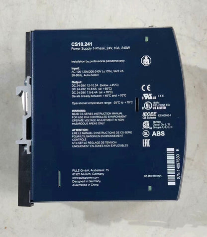 1PC New PULS CS5.241 24V 5A 120W DIN Rail Power Supply