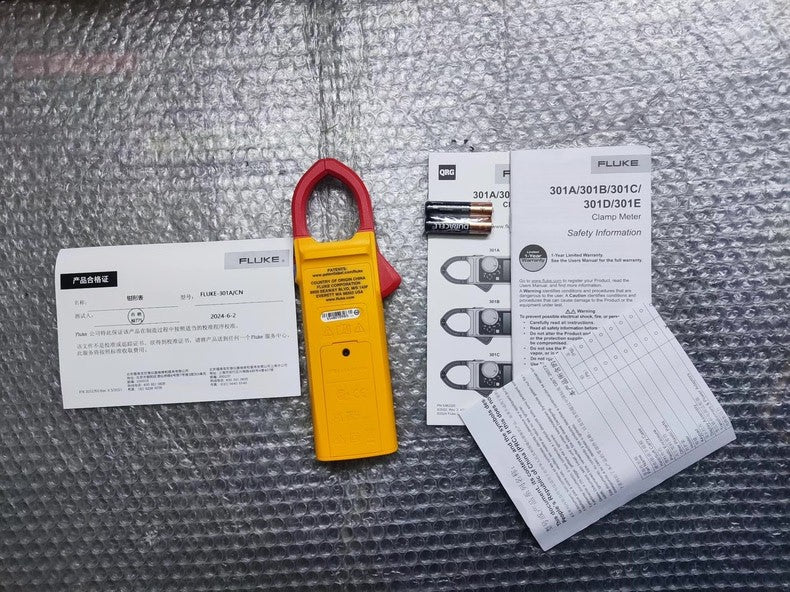 Fluke 301A AC Clamp Meter 600A/600V Digital